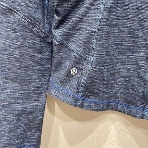 Lululemon Forme Jacket Reversible Slub Denim Limitless Blue / Black - Size: 10 - Picture 8 of 12